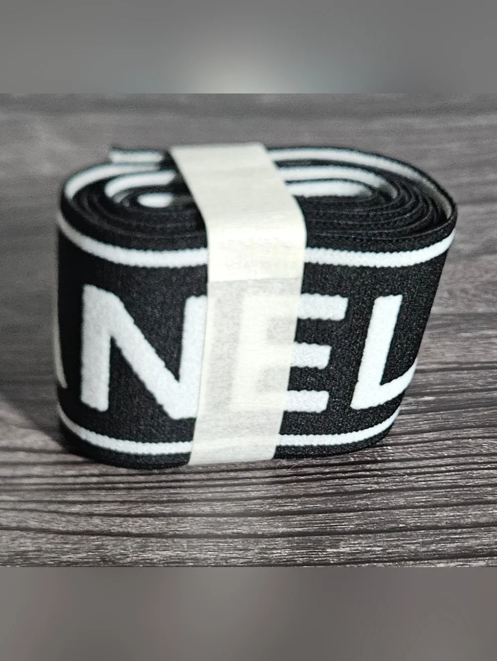 NEW Chanel Black White Large Gift Ribbon 45" Long Thick Wide Cotton Reversible - Picture 2 of 10